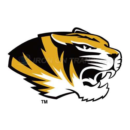 Missouri Tigers Logo T-shirts Iron On Transfers N5152 - Click Image to Close